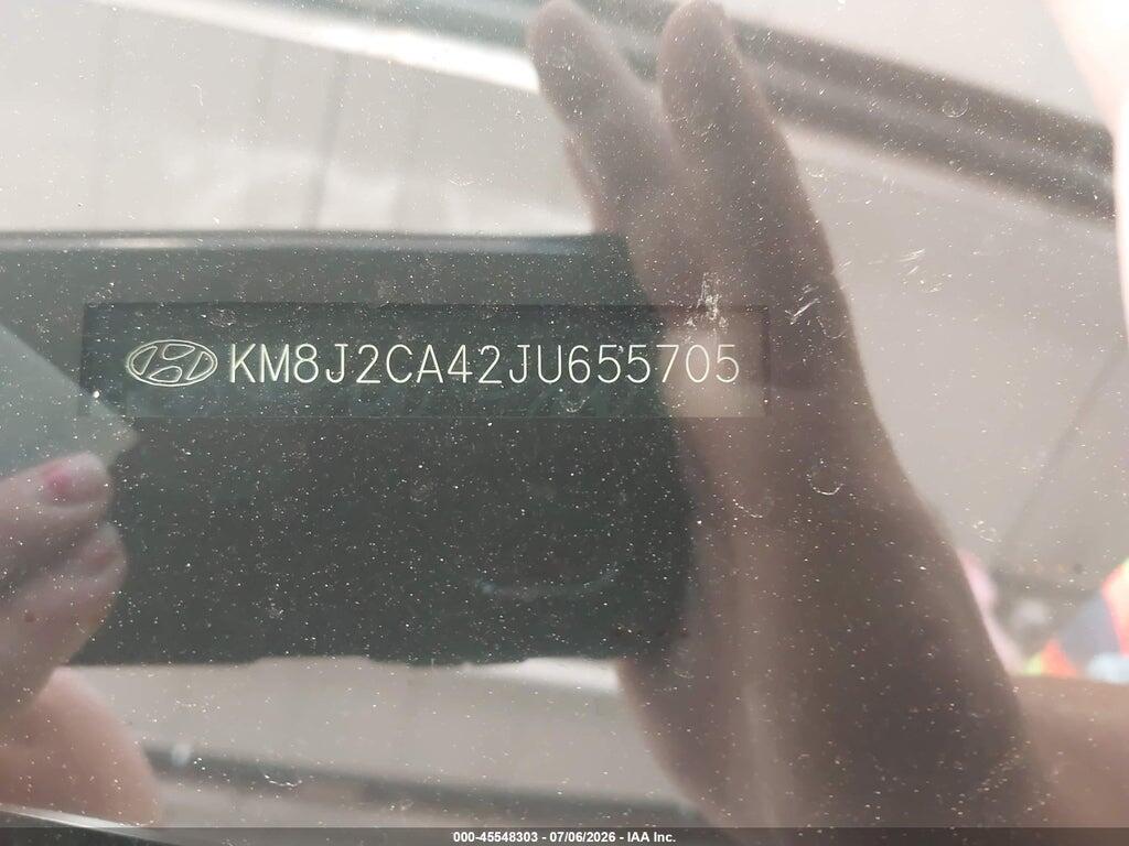 KM8J2CA42JU655705 2018 HYUNDAI TUCSON photo no. 9