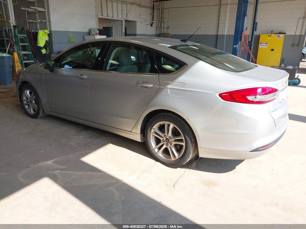 3FA6P0UU6JR235836 2018 FORD FUSION HYBRID photo no. 3