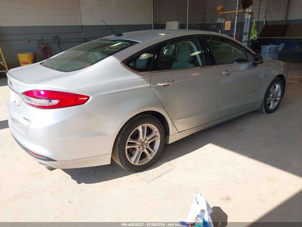 3FA6P0UU6JR235836 2018 FORD FUSION HYBRID photo no. 4