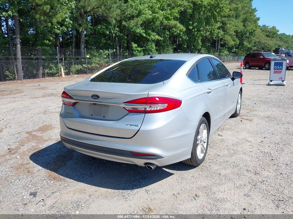 3FA6P0UU6JR281943 2018 FORD FUSION HYBRID photo no. 4