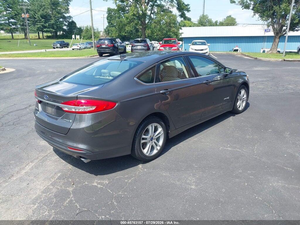 3FA6P0UU6JR282087 2018 FORD FUSION HYBRID photo no. 4