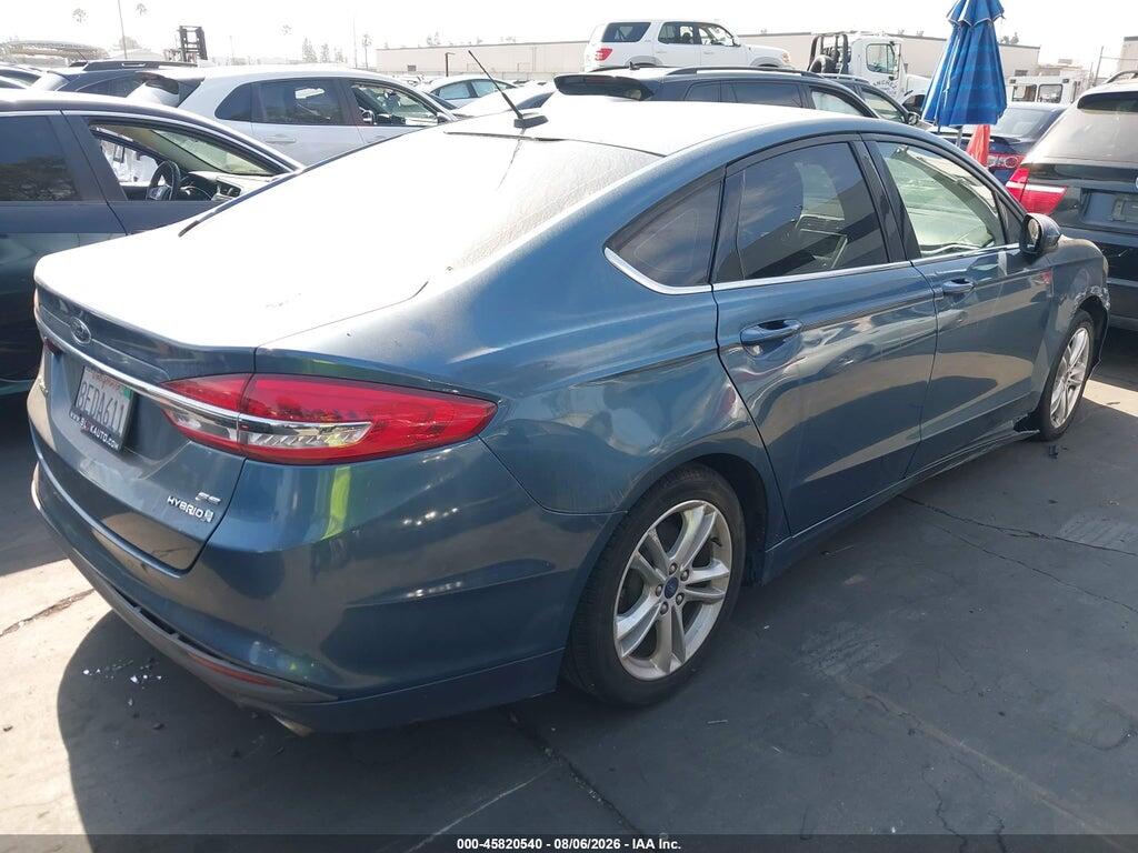 3FA6P0LU2JR246172 2018 FORD FUSION HYBRID photo no. 4