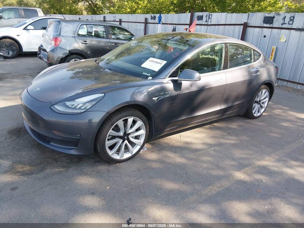 5YJ3E1EB3JF132302 2018 TESLA MODEL 3 photo no. 2