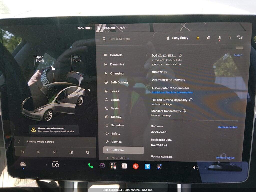 5YJ3E1EB3JF132302 2018 TESLA MODEL 3 photo no. 7