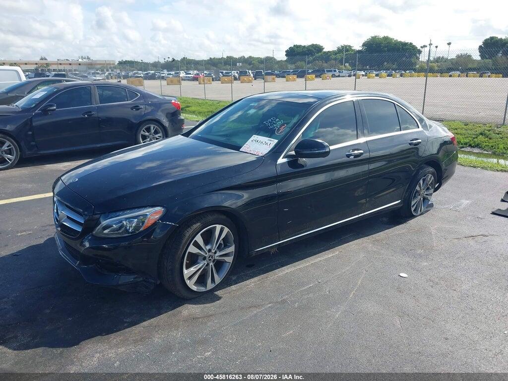 WDDWF4JB6JR412197 2018 MERCEDES-BENZ C 300 photo no. 2