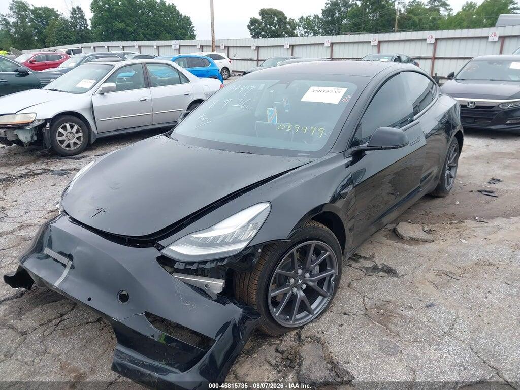 5YJ3E1EA0JF039499 2018 TESLA MODEL 3 photo no. 2