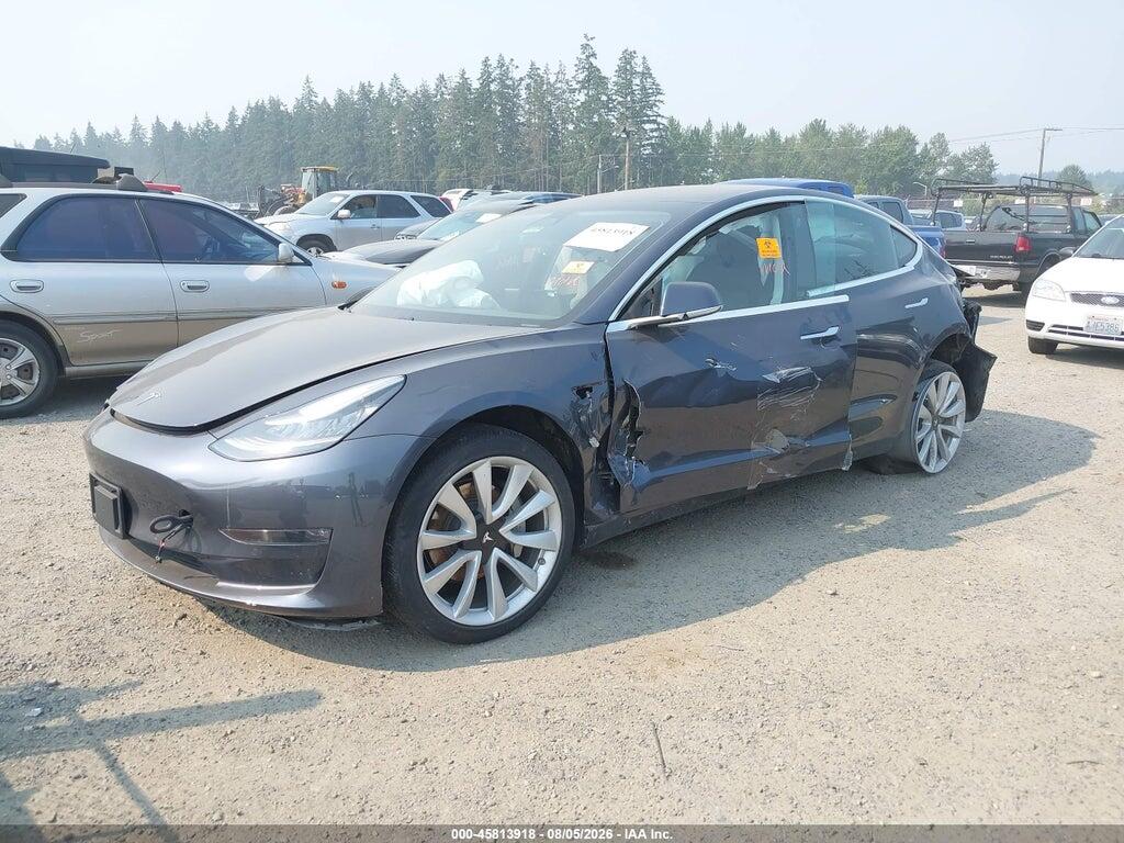5YJ3E1EA9JF003309 2018 TESLA MODEL 3 photo no. 2