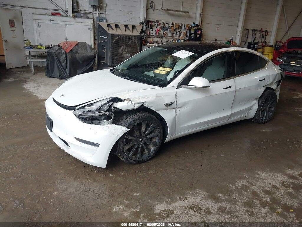 5YJ3E1EA4JF169463 2018 TESLA MODEL 3 photo no. 2