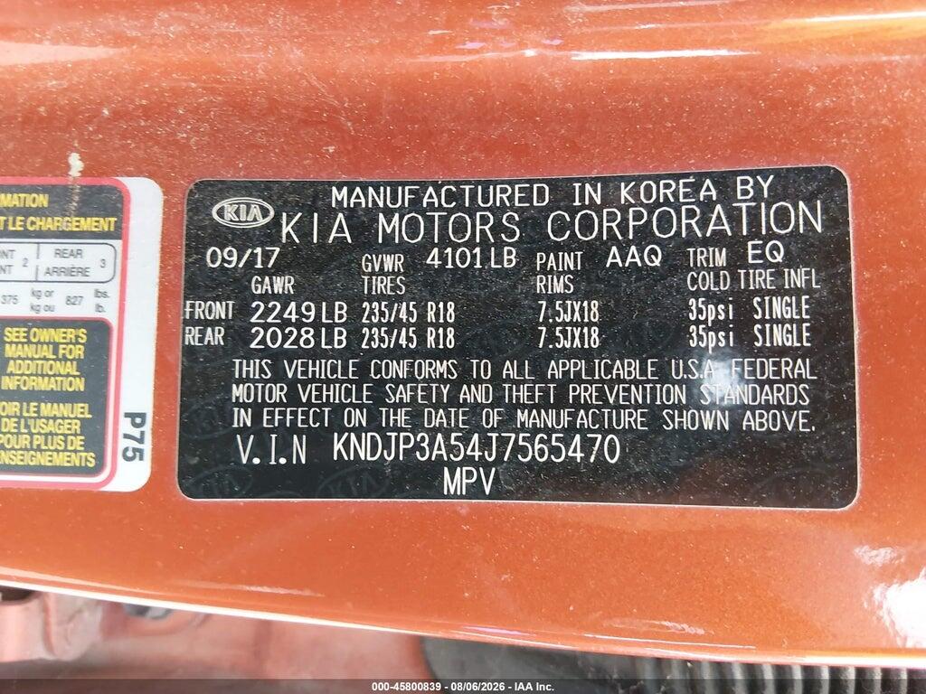 KNDJP3A54J7565470 2018 KIA SOUL photo no. 9