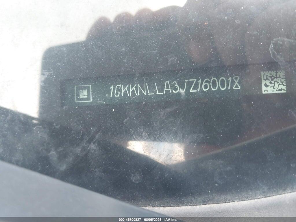1GKKNLLA3JZ160018 2018 GMC ACADIA photo no. 9
