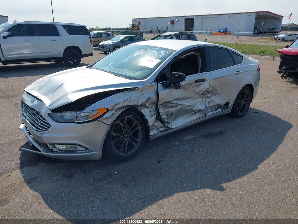 3FA6P0LU2JR166144 2018 FORD FUSION HYBRID photo no. 2
