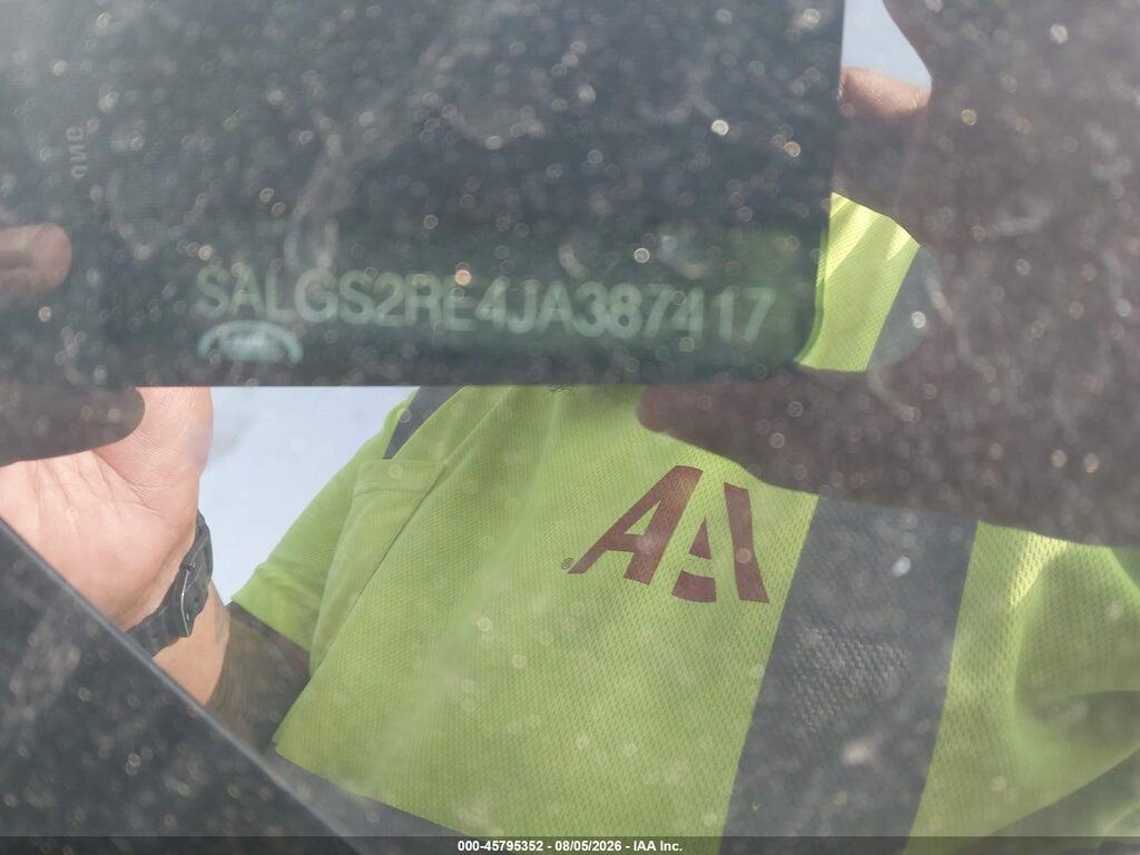 SALGS2RE4JA387417 2018 LAND ROVER RANGE ROVER photo no. 9