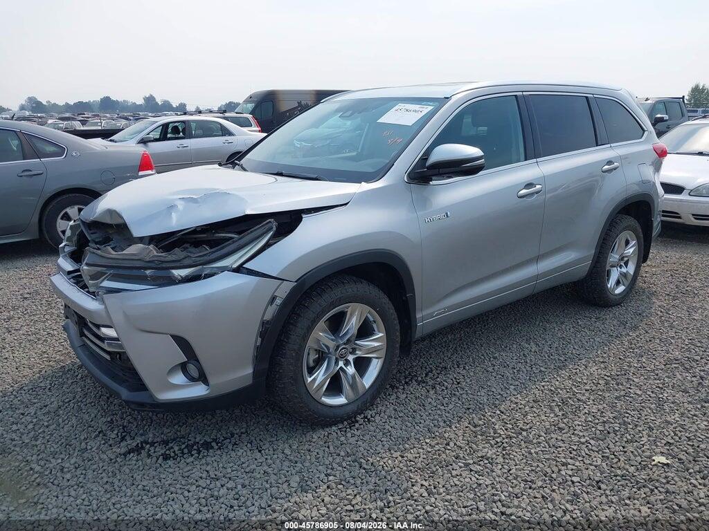 5TDDGRFH2JS042795 2018 TOYOTA HIGHLANDER HYBRID photo no. 2