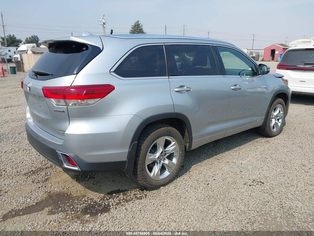 5TDDGRFH2JS042795 2018 TOYOTA HIGHLANDER HYBRID photo no. 4