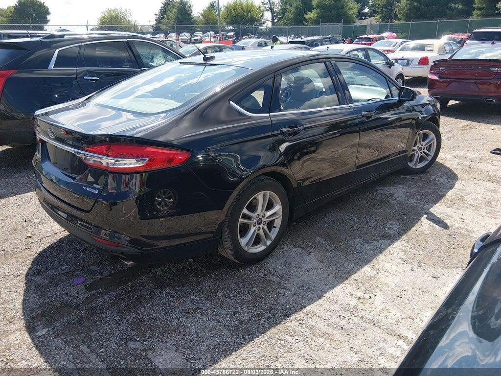 3FA6P0LU1JR147472 2018 FORD FUSION HYBRID photo no. 4