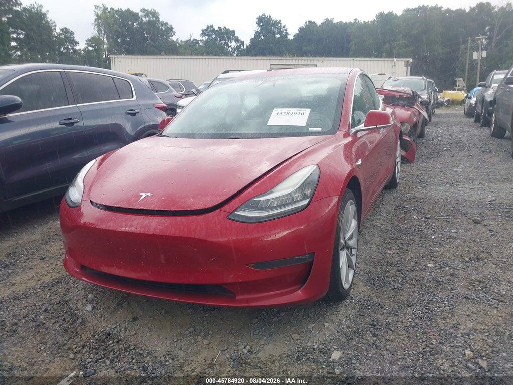 5YJ3E1EA2JF006231 2018 TESLA MODEL 3 photo no. 2