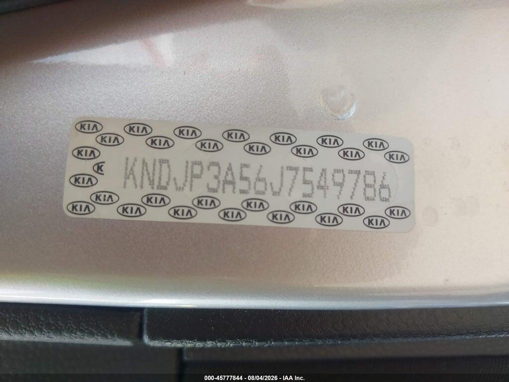KNDJP3A56J7549786 2018 KIA SOUL photo no. 9