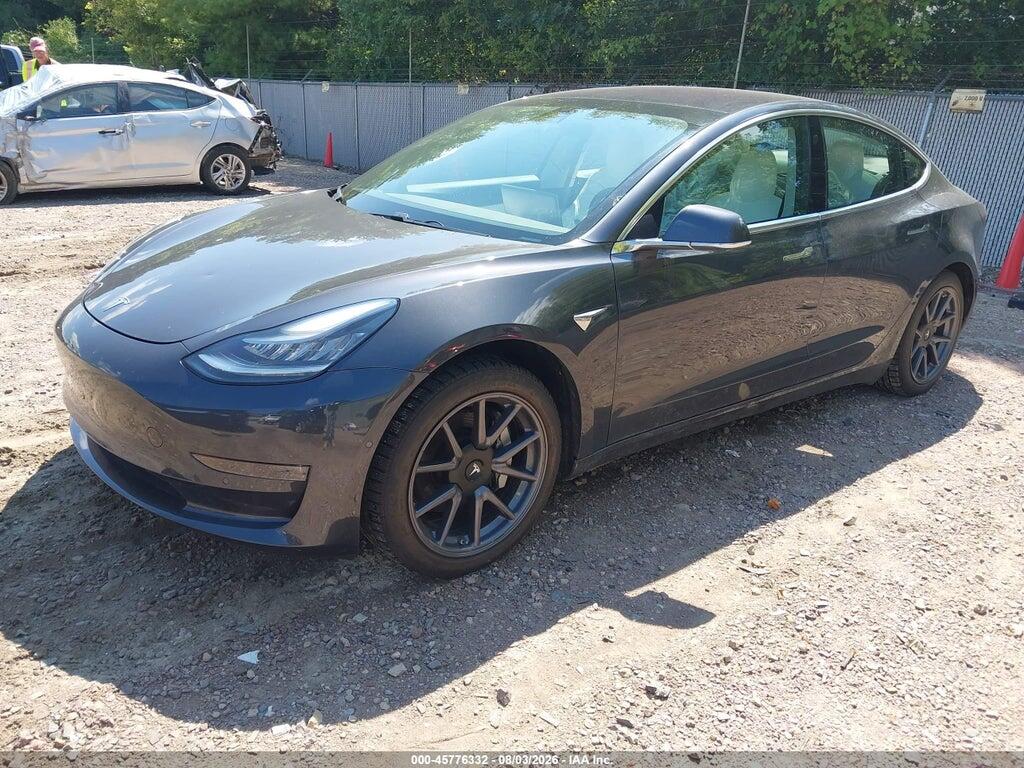 5YJ3E1EB9JF097121 2018 TESLA MODEL 3 photo no. 2