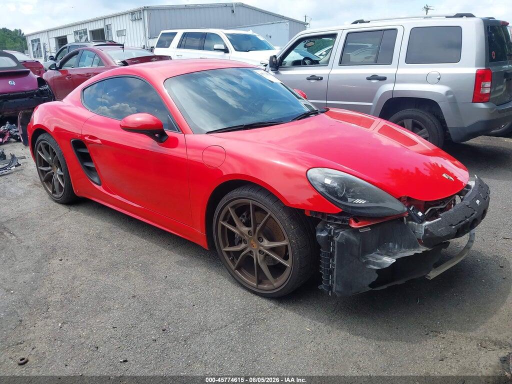 2018 PORSCHE 718 CAYMAN WP0AA2A86JK260829