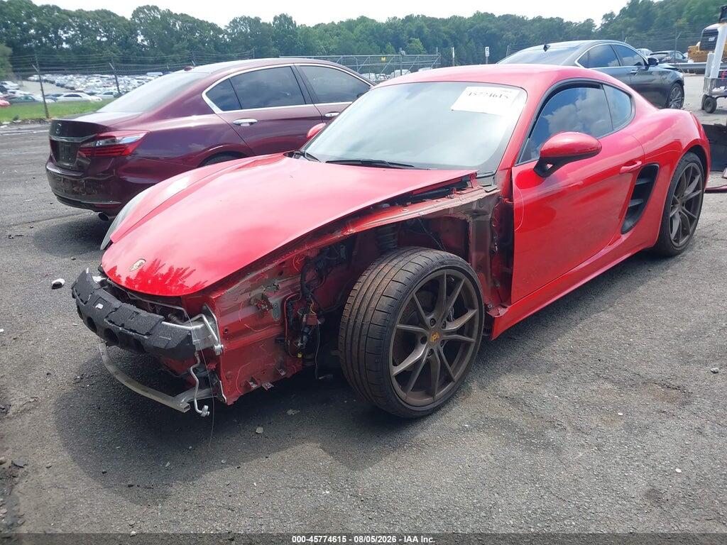 WP0AA2A86JK260829 2018 PORSCHE 718 CAYMAN photo no. 2