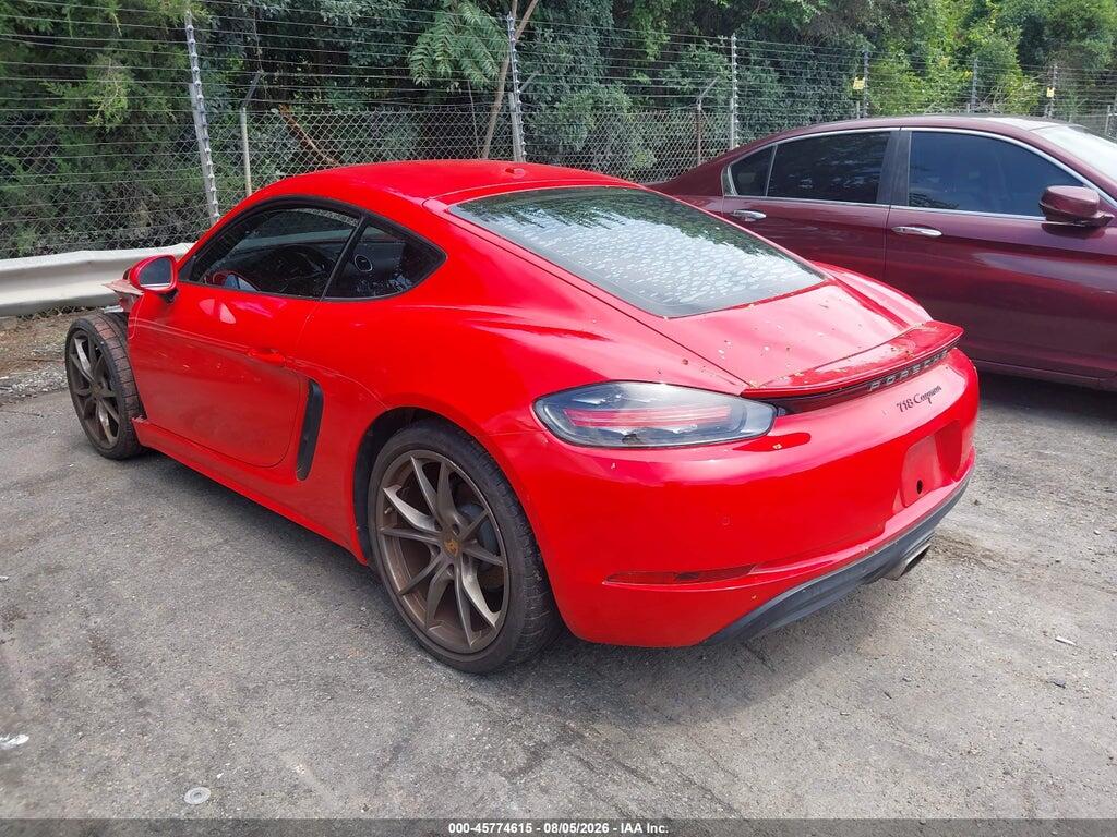 WP0AA2A86JK260829 2018 PORSCHE 718 CAYMAN photo no. 3