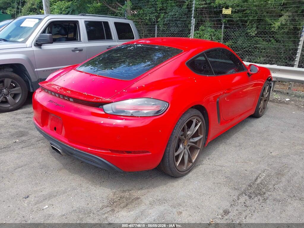 WP0AA2A86JK260829 2018 PORSCHE 718 CAYMAN photo no. 4