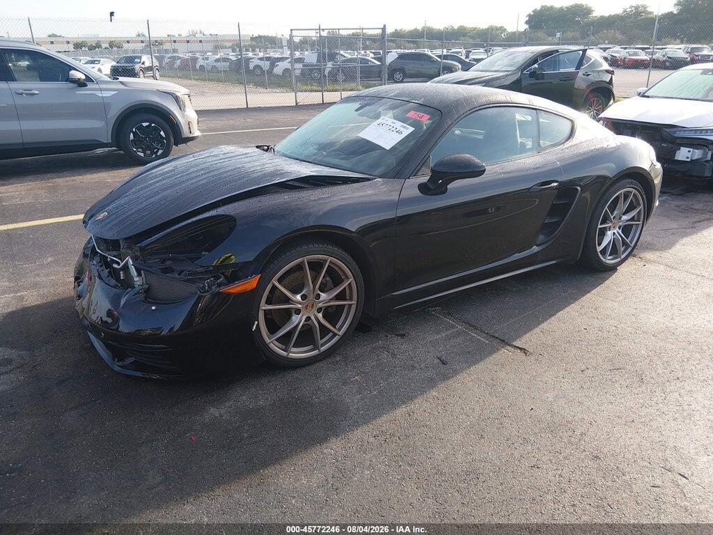 WP0AA2A83JS260173 2018 PORSCHE 718 CAYMAN photo no. 2