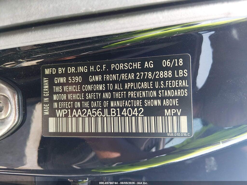 WP1AA2A56JLB14042 2018 PORSCHE MACAN photo no. 9
