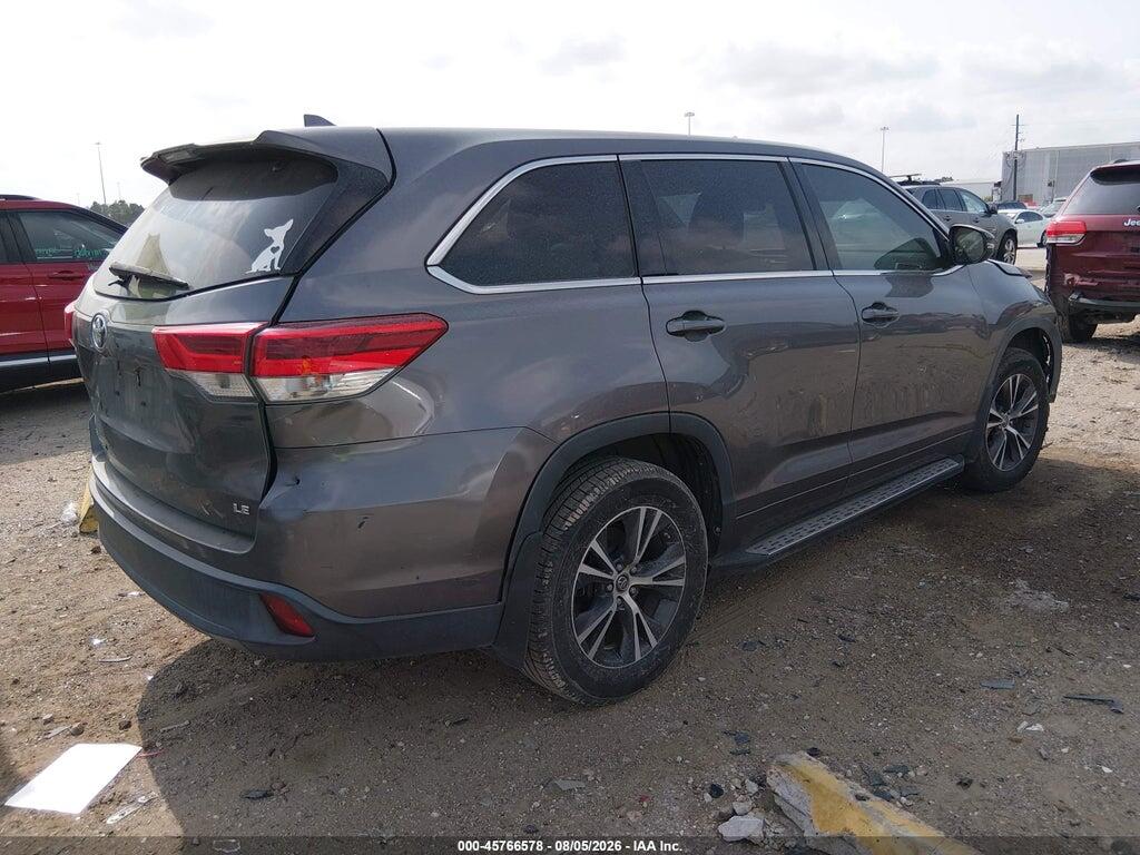 5TDZZRFH2JS250188 2018 TOYOTA HIGHLANDER photo no. 4
