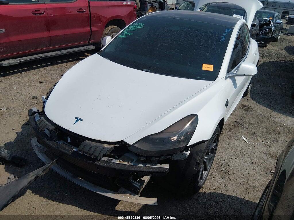 5YJ3E1EB4JF131126 2018 TESLA MODEL 3 photo no. 2