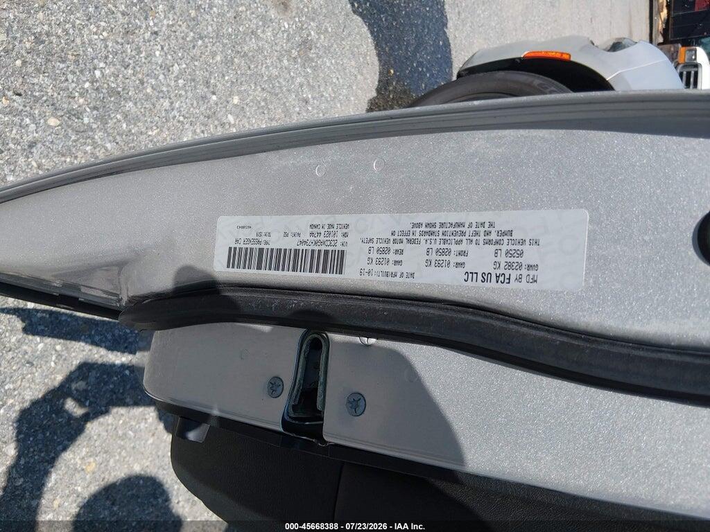 2C3CDXAG0KH734047 2019 DODGE CHARGER photo no. 9