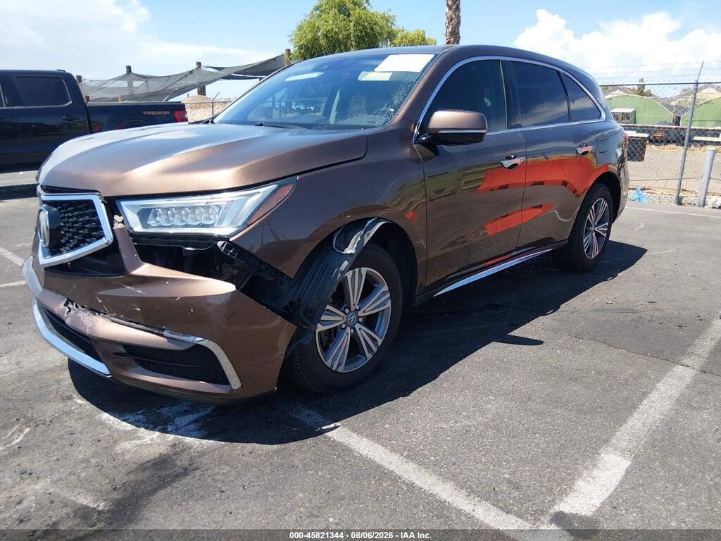 5J8YD3H35KL001073 2019 ACURA MDX photo no. 2
