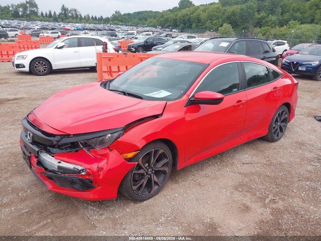2HGFC2F87KH537183 2019 HONDA CIVIC photo no. 2