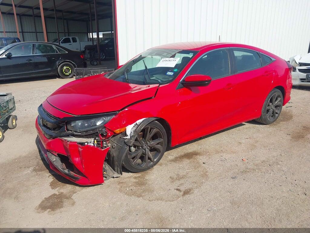2HGFC2F89KH535113 2019 HONDA CIVIC photo no. 2