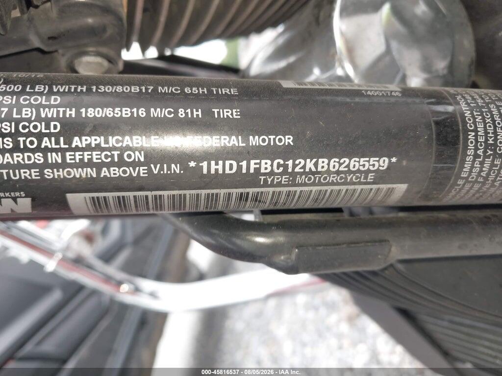 1HD1FBC12KB626559 2019 HARLEY-DAVIDSON FLHR photo no. 10