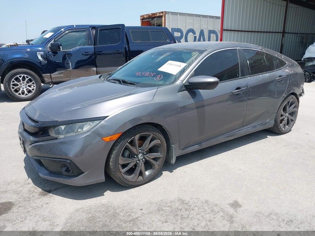 19XFC2F80KE004022 2019 HONDA CIVIC photo no. 2