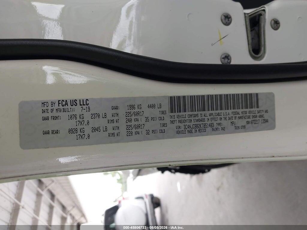 3C4NJCBB2KT851483 2019 JEEP COMPASS photo no. 9