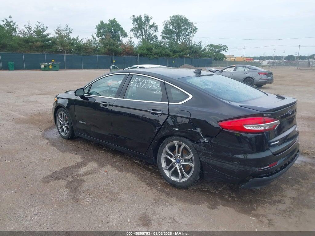 3FA6P0RU3KR235609 2019 FORD FUSION HYBRID photo no. 3