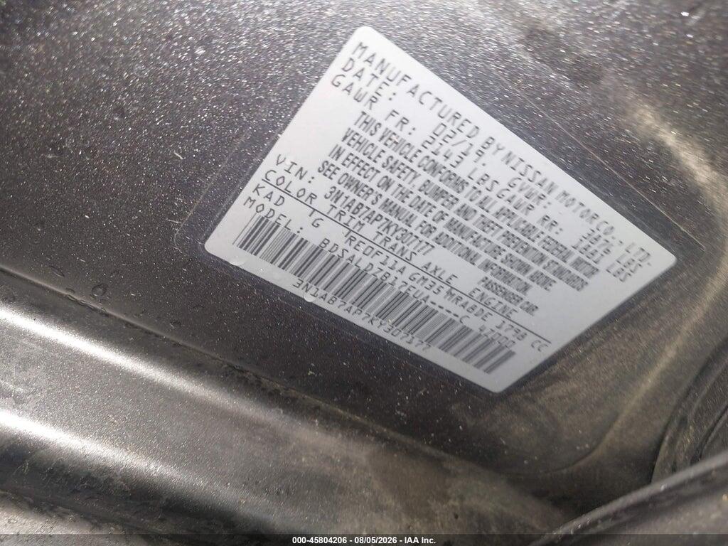 3N1AB7AP7KY307177 2019 NISSAN SENTRA photo no. 9