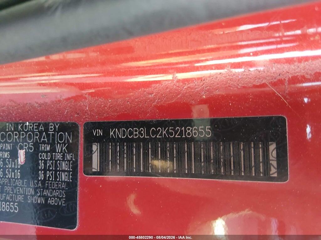 KNDCB3LC2K5218655 2019 KIA NIRO photo no. 8