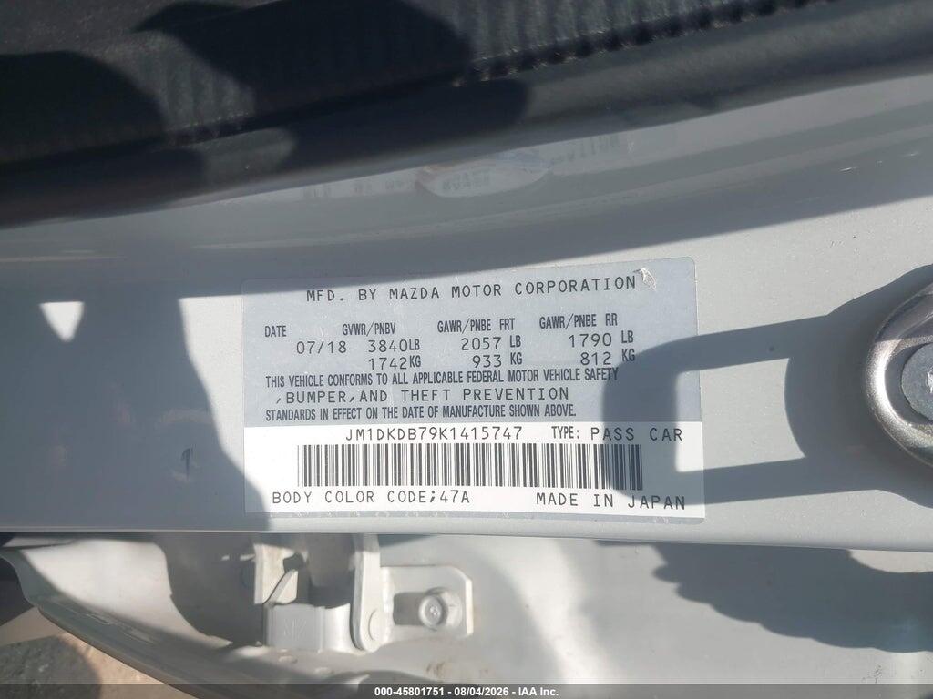 JM1DKDB79K1415747 2019 MAZDA CX-3 photo no. 9