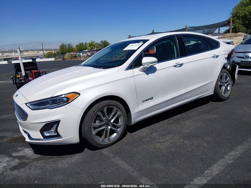 3FA6P0RU1KR176477 2019 FORD FUSION HYBRID photo no. 2