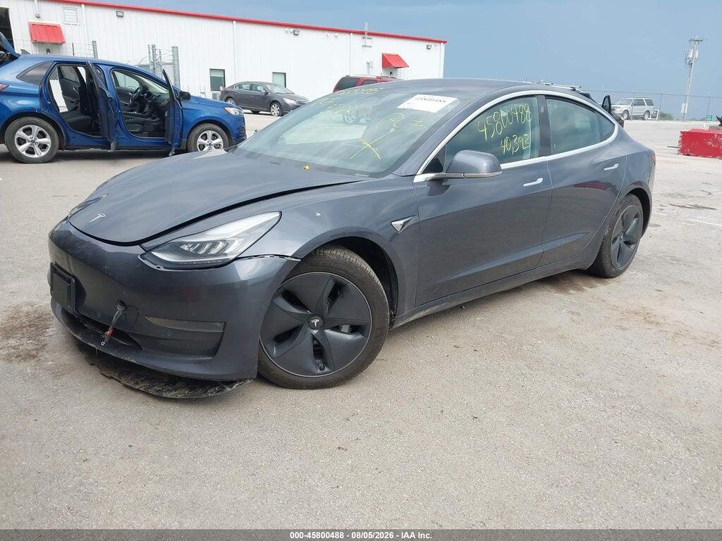 5YJ3E1EB0KF205630 2019 TESLA MODEL 3 photo no. 2