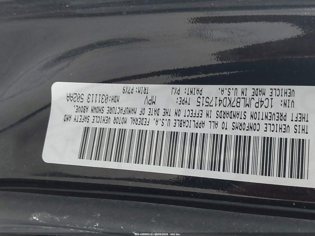 1C4PJMLB7KD417515 2019 JEEP CHEROKEE photo no. 9