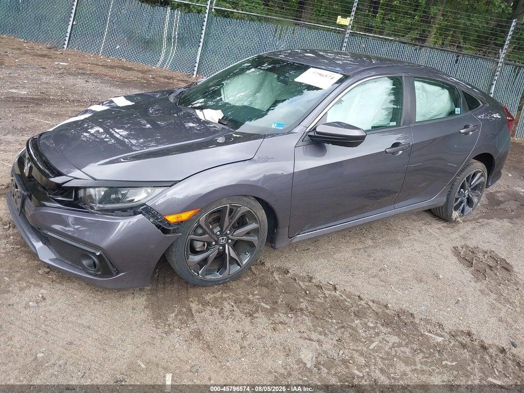 19XFC2F84KE014777 2019 HONDA CIVIC photo no. 2