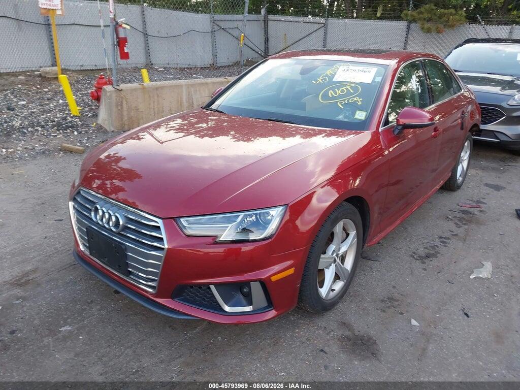 WAUDNAF44KA027330 2019 AUDI A4 photo no. 2
