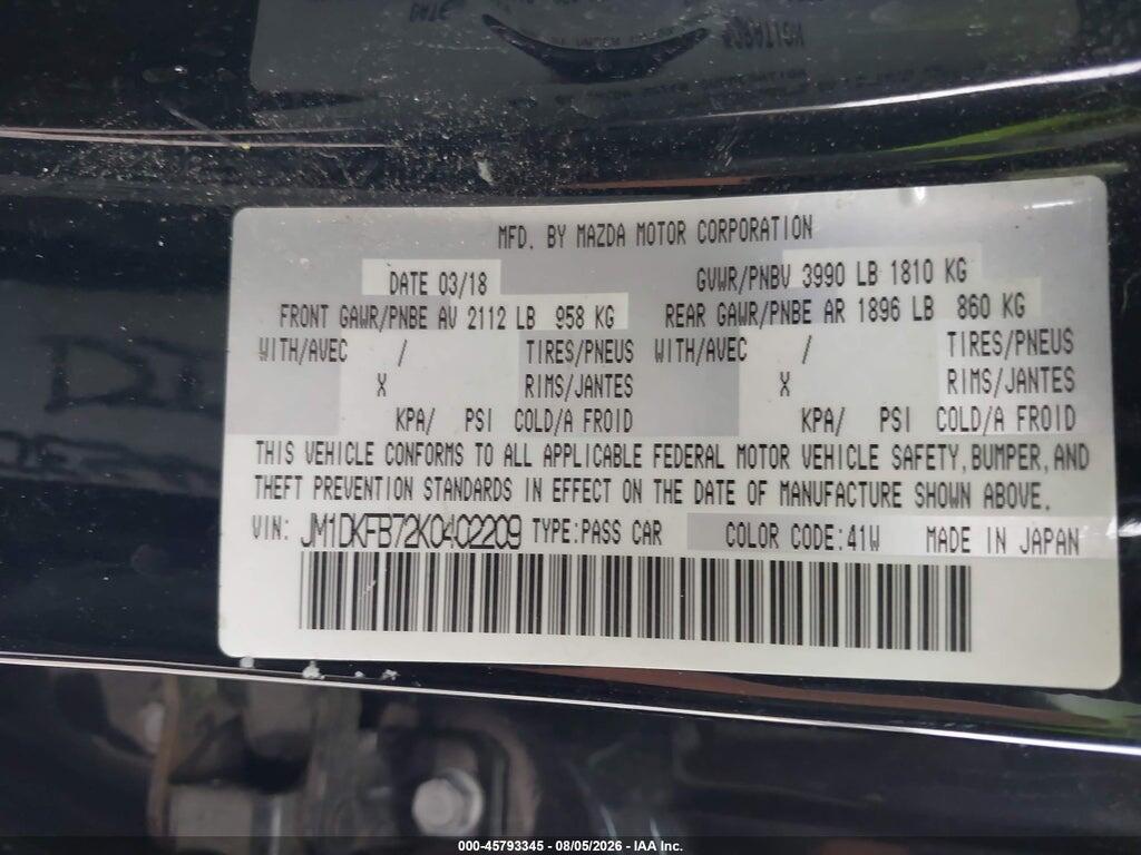 JM1DKFB72K0402209 2019 MAZDA CX-3 photo no. 9