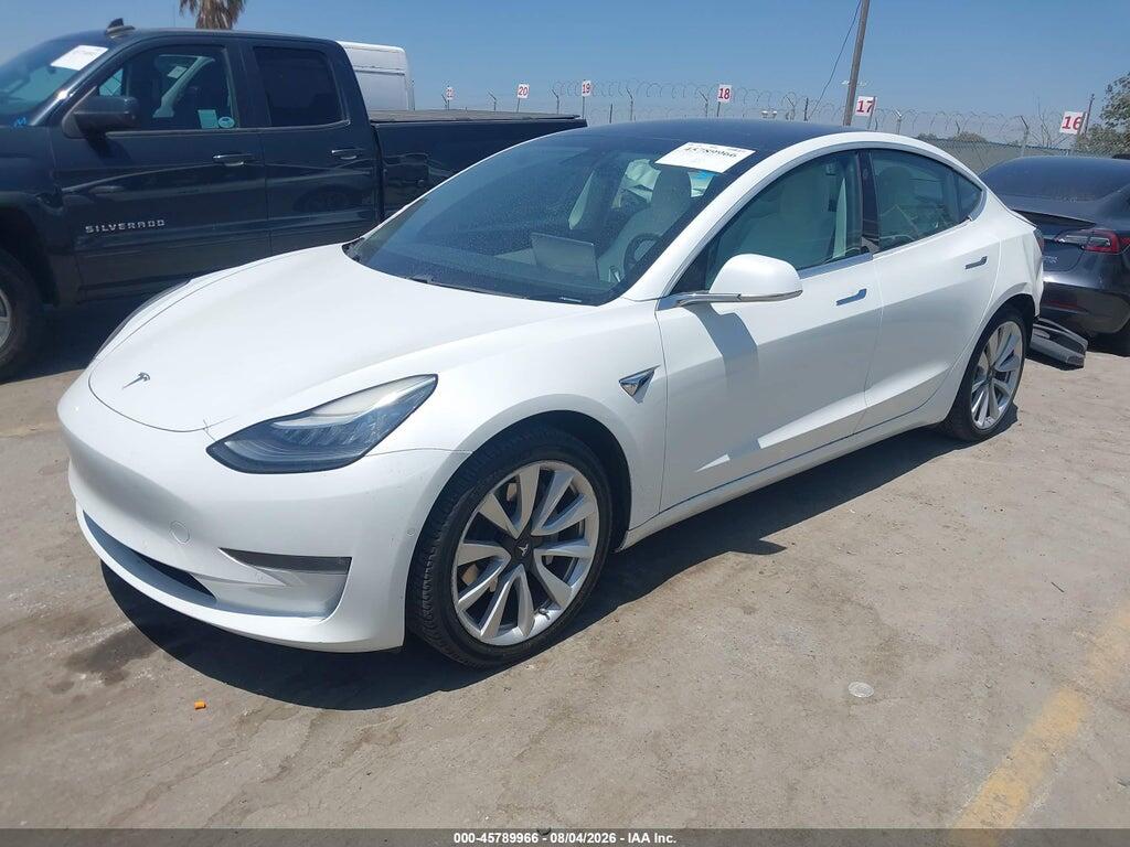 5YJ3E1EB9KF407009 2019 TESLA MODEL 3 photo no. 2