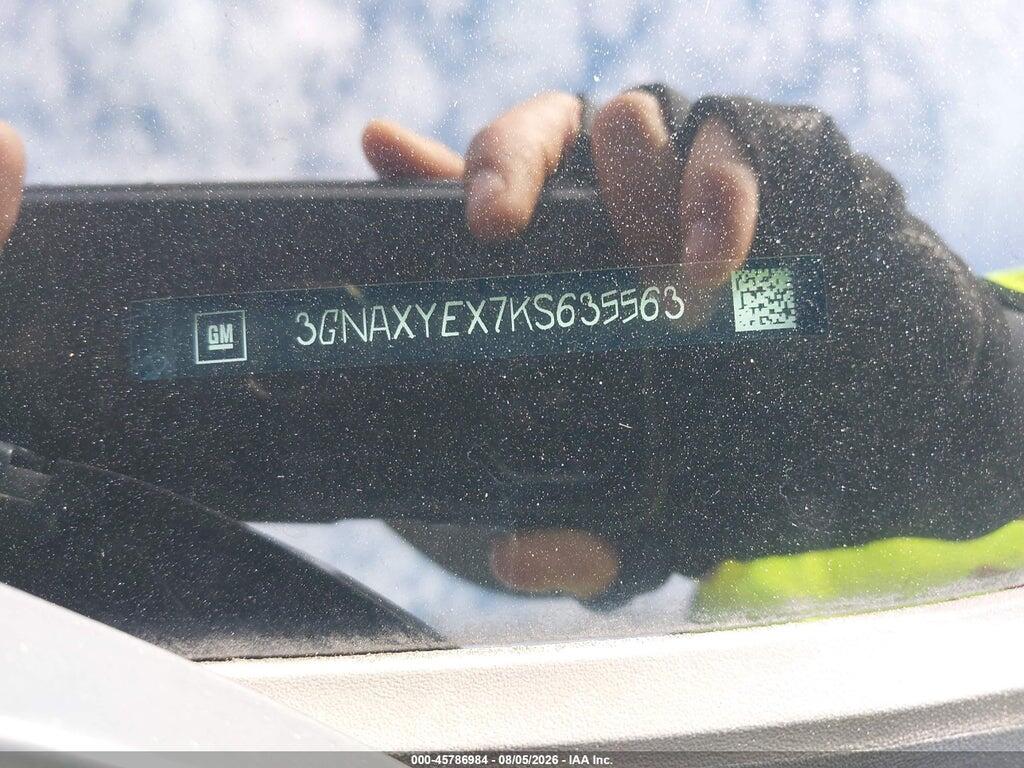3GNAXYEX7KS635563 2019 CHEVROLET EQUINOX photo no. 9