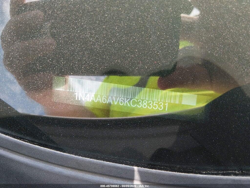 1N4AA6AV6KC383531 2019 NISSAN MAXIMA photo no. 9